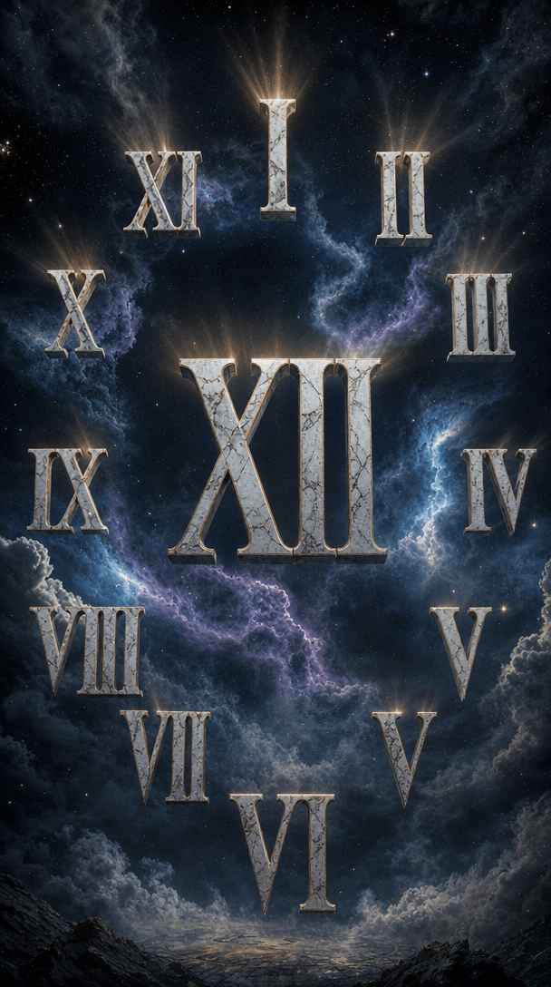 Numerals — generative typographic AI art from Series 04